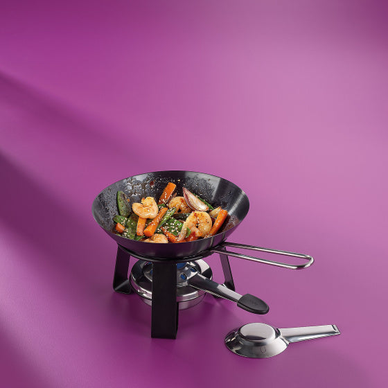 Kela Joy Mini Wok s rechaud Ø 18 cm černá