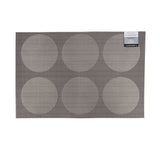 KUCHYNCLET PLACEMAT 30 x 45 cm PVC Polyester Silver Grey
