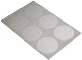 KUCHYNCLET PLACEMAT 30 x 45 cm PVC Polyester Silver Grey
