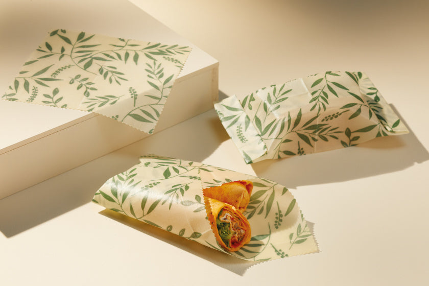 Kichen Natierlech Elementer Iessen Wrap Vegan Foil 3 Stécker