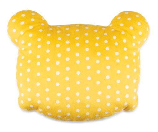 Cuscino a nastro di limone junior da 35 cm in poliestere bianco giallo