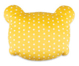 Cuscino a nastro di limone junior da 35 cm in poliestere bianco giallo