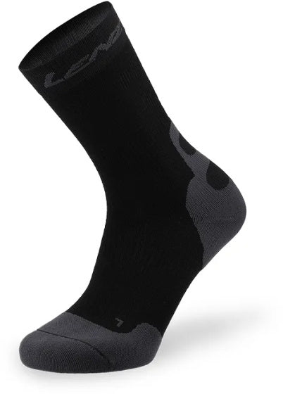 Lenz Socks Compression 7.0 Mid Merino wool Black Size 35-38