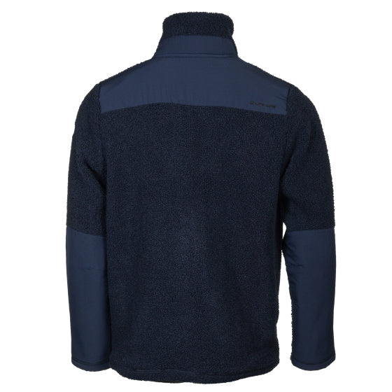 Lebenslinie Artic Sherpa Fleece Jack Männer Blau Größe XL