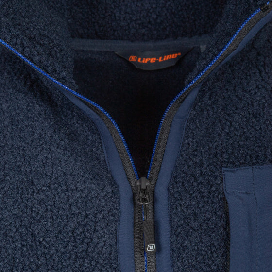 Life Line Artic Sherpa Fleece Jack Men Blue Taille xxl