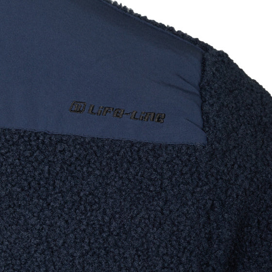 Life Line Artic Sherpa Fleece Jack Men Blue Taille xxl