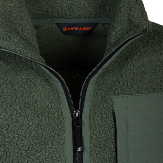 Line line artic sherpa tleece jack hommes hommes verts taille l