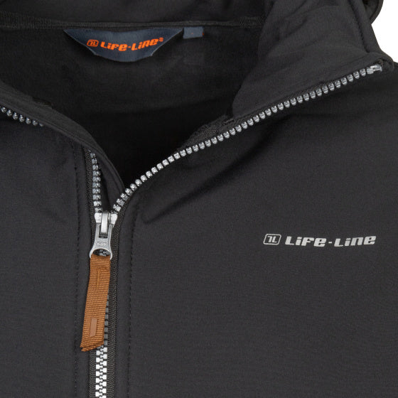 Life Line Kasper softshell bunda muži černá velikost xxl