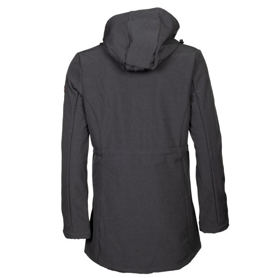 Life Line Kya Softshell Parka Ladies Dark Gray Size 4XL