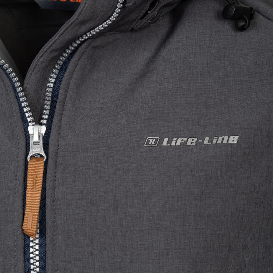 Life Line Kya Softshell Parka Ladies Dark Gray Size 4XL