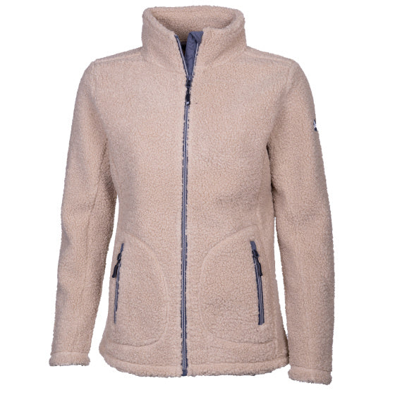 Life Line Lorne Sherpa Fleecejas Ladies Beige Velikost m