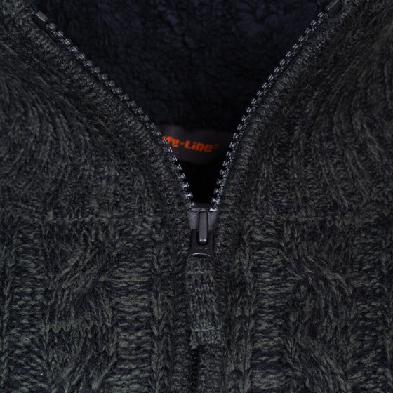 Life Line Morgan 2 Morgan Knit Full Zip Men's Green Size 4xl