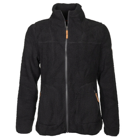 Lebenslinie Wendy Fleecevest Damen Schwarz Größe 3xl