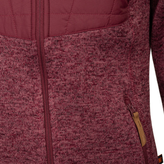 Life line Willemijn fleece vest women's burgundy size 3XL