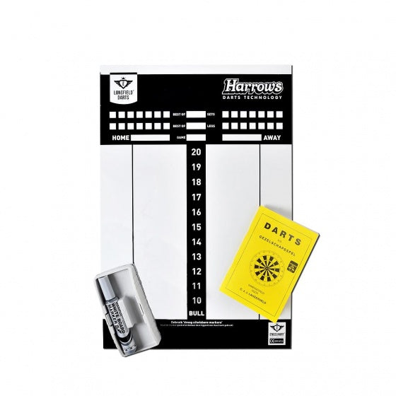 Longfield Games Darts placar com marcador, Wisser Game Rules