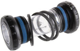 Staffa inferiore M-ondata 68 73 x 41 mm Nero trasparente