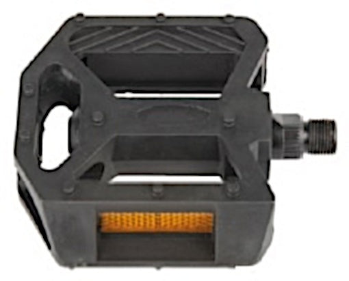 Piattaforma m-wave pedale in plastica 1 2 pollici di nero per set