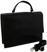 MH Bijoux Shoulder bag Ladies 28 x 21 x 5 cm leather black 2-piece