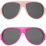 De Mokki klickt op de Sunglasse Mëttegiessen 2-5 Joer rosa 2 Stécker