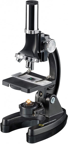 National Geographic Microscope With Suitcase 33 cm Steel Black 24-piece