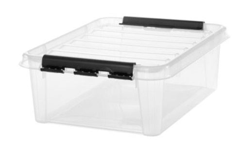 Orthex SmartStore Box de almacenamiento de 21 litros de polipropileno transparente