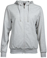 Giubbotto con cappuccio con cappuccio di sudore papillon Ladies grigio L
