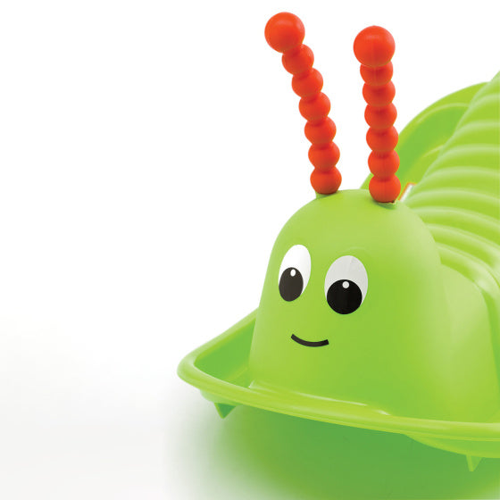 Paradiso Toys rolwip Swirly de rups 85 cm zelena