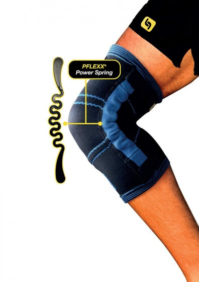 PFLEXX KNEE BANDAGE KOMPRESSION UNISEX BLÅ PER SET STØRRELSE XS