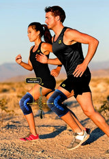 PFLEXX KNEE BANDAGE KOMPRESSION UNISEX BLÅ PER SET STØRRELSE XS