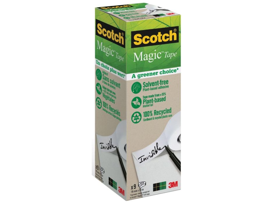 Scotch ëmweltfrëndlecht frëndlechen Klebeband-transparent 9st.