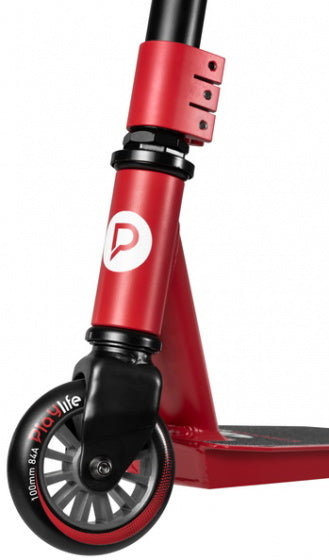 Playlife Stuntstep Kicker rot 82 cm Aluminium schwarz rot