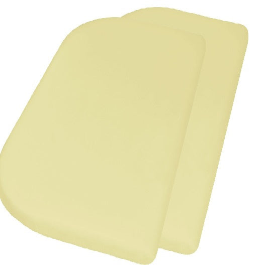 Playshoes Saded Sheet Junior 81 x 42 + 10 cm Baumwollgelb 2 Teile
