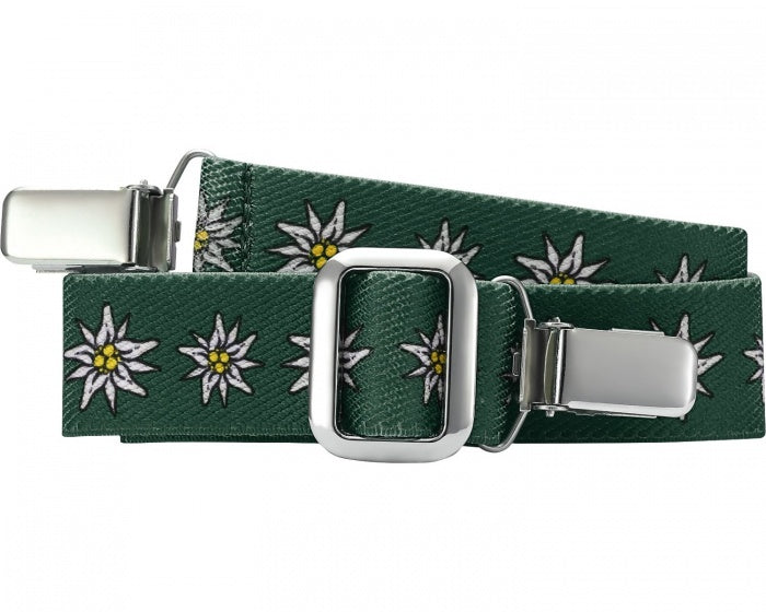 Playshoes -Gürtel elastisch mit Clip Green Flowers Junior Größe 2