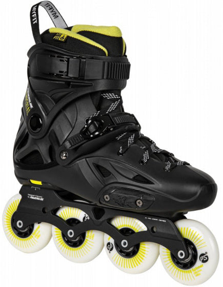 Powerslide in linea pattini imperiale uno 88a hardboot nero mt 43 44