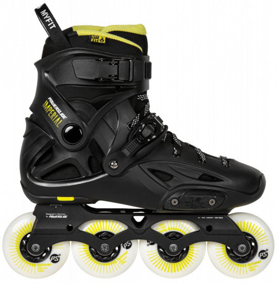 Powerslide in linea pattini imperiale uno 88a hardboot nero mt 43 44