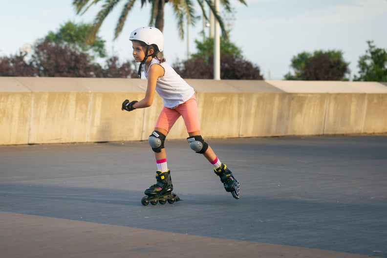 Playlife Inline Skates Joker Hardboot 82A sort gul størrelse 37-40