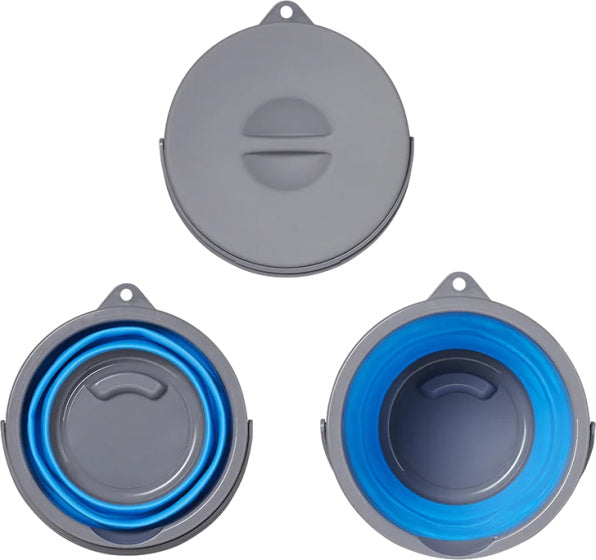 Proplus za koš za koš za odpadke 5 litrov 20 x 25 cm modra siva