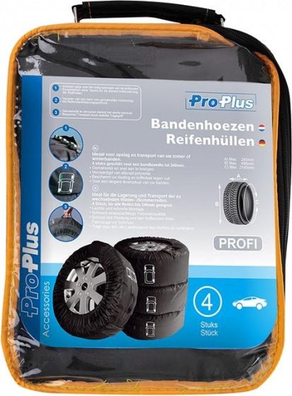 PROPLUS PROFI COVORS DE TIRE SET ø68 cm 214 cm 240 mm noir
