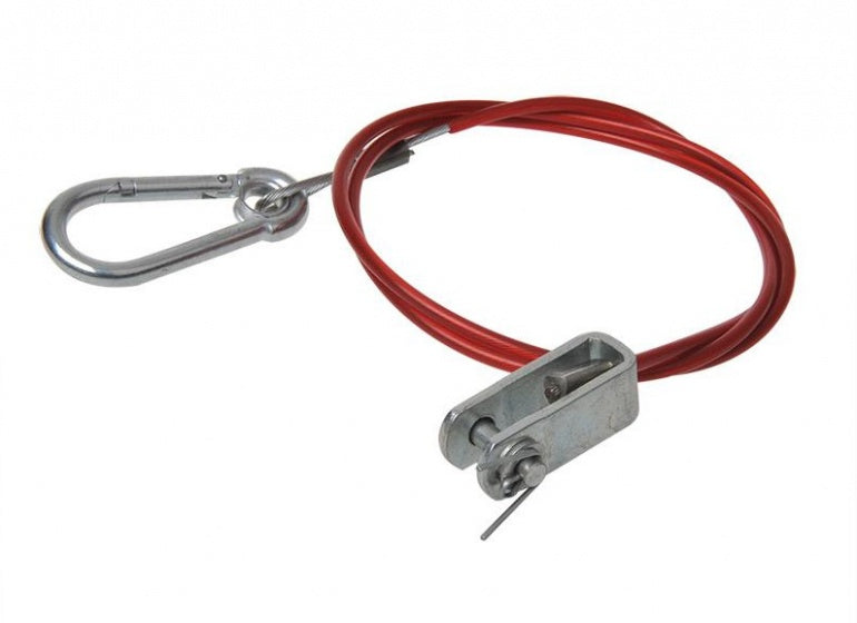 Câble ProPlus Breekk pour le frein à cours d'exécution de 100 cm de rouge avec des fourchettes