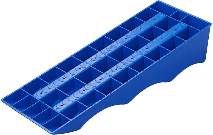 ProPlus ramps with 3 levels: 4.7 and 10 cm blue 2 pieces