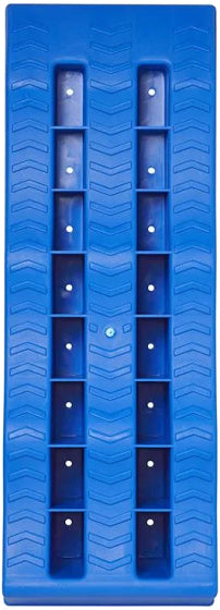 ProPlus ramps with 3 levels: 4.7 and 10 cm blue 2 pieces