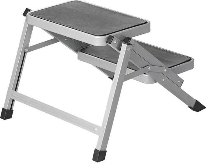 Proplus stickande vikbara 2 steg 59,5 x 49 x 39 cm grå
