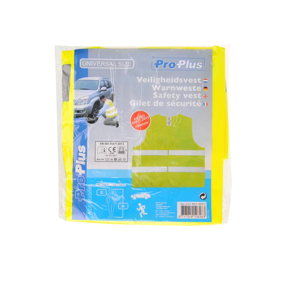 Proplus Safety Vest Unisex Yellow One Size