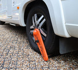 Fullstop Nemesis Plus Wheel Clamp SCM til autocamper Oranje