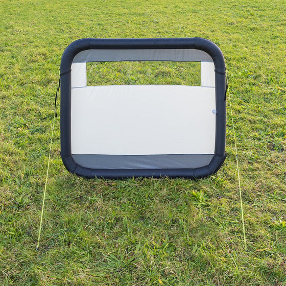 Proplus Windschëld onflammbar 160 x 140 cm hellgrau schwaarz