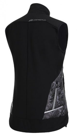 Protective Bodywarmer P-Painted Bird women's polyester gray size 40