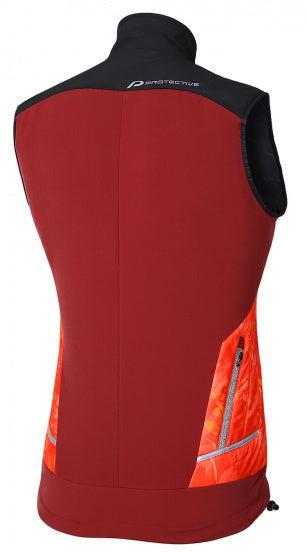 Protective Body Warmer P-Painted Bird Ladies Polyester Red MT 48