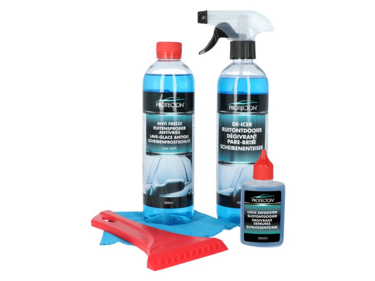 Protecton Winter Set 5-delt bil 500 ml blå