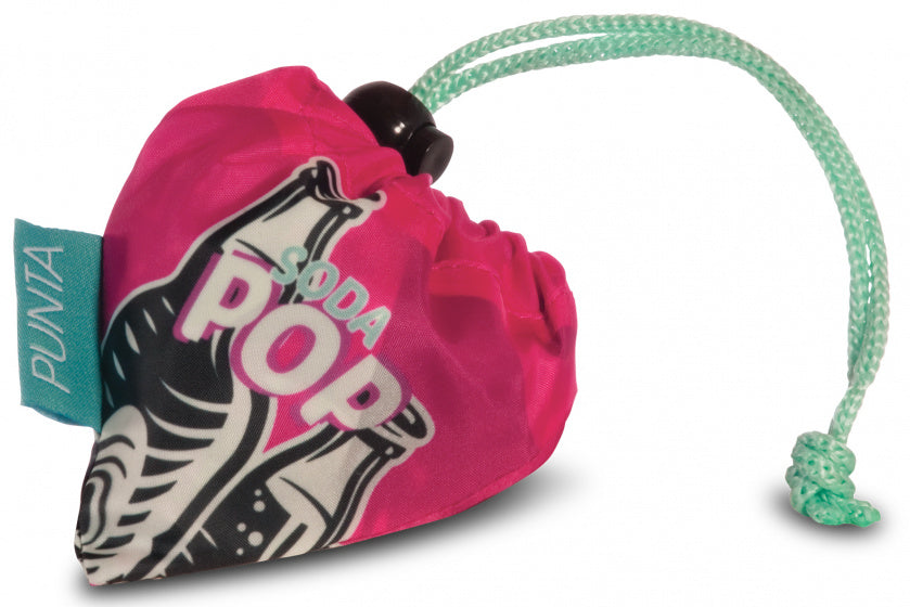 Punta Shopper Sodapop women's 12 liter polyester blue pink