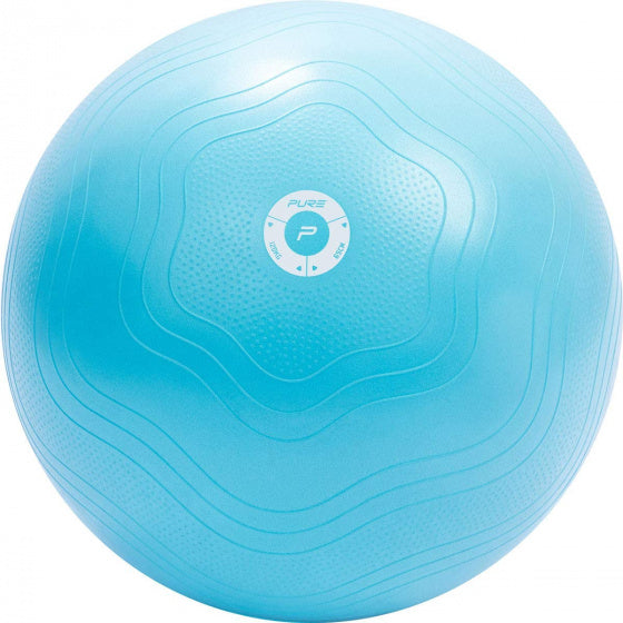 Pure2Improve Antiburst Fitnessball 65 cm PVC Light Blue